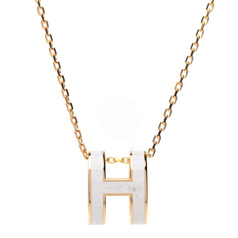 hermes initial necklace|Hermes jewelry catalogue.